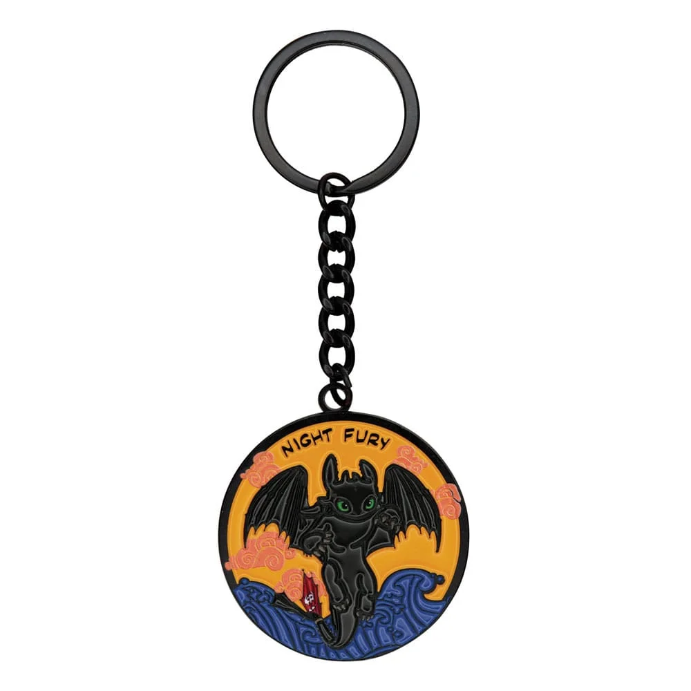 DRAGONS – Porte-clés Furie Nocturne Édition Limitée - Éclairage de qualité avec frais Pulse de port offerts