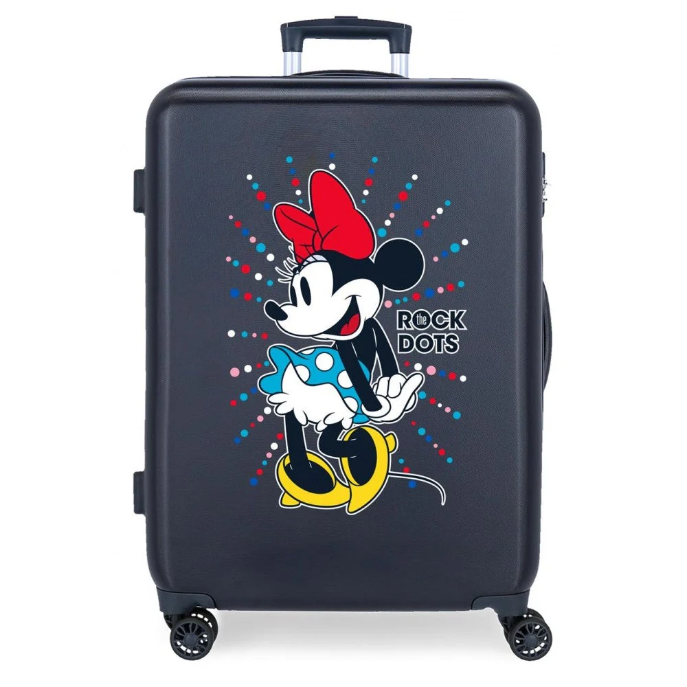 Maleta mediana Minnie rígida 68cm Rock Dots Azul - Des Produits Outdoor Pensés pour Vos Aventures au Quotidien - sac maleta cm produit aventure
