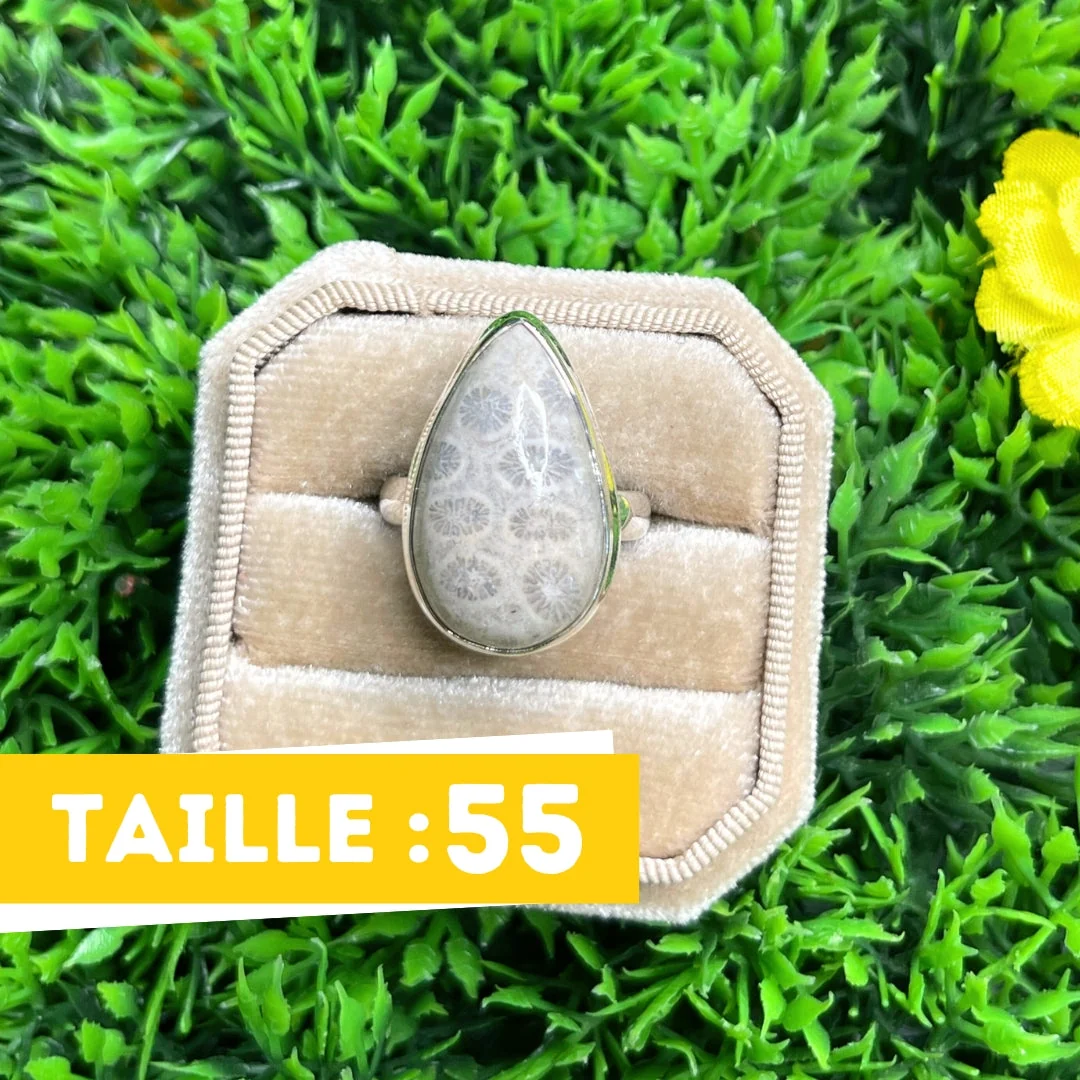 Bague Argent Chrysanthème #8 - Saldi Straordinari – Offerte Speciali Disponibili Adesso Bague en Or Blanc 14K avec Diamant Oval Cultivé en Laboratoire - 1ct.  Color: blanc | Doucet Latendresse