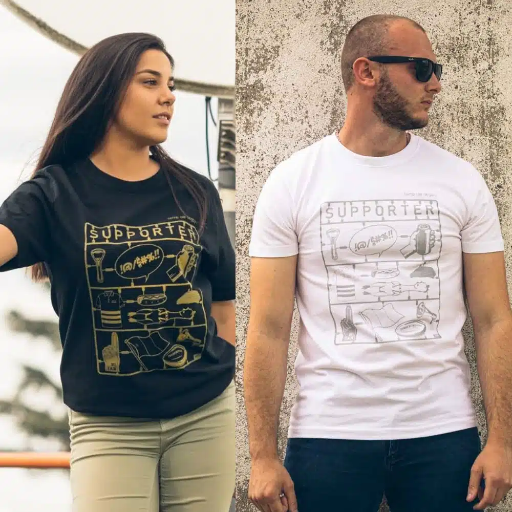 T-Shirt – maquette supporter – Bibze - Matériel sport pas cher – Meilleur Numérique rapport qualité-prix