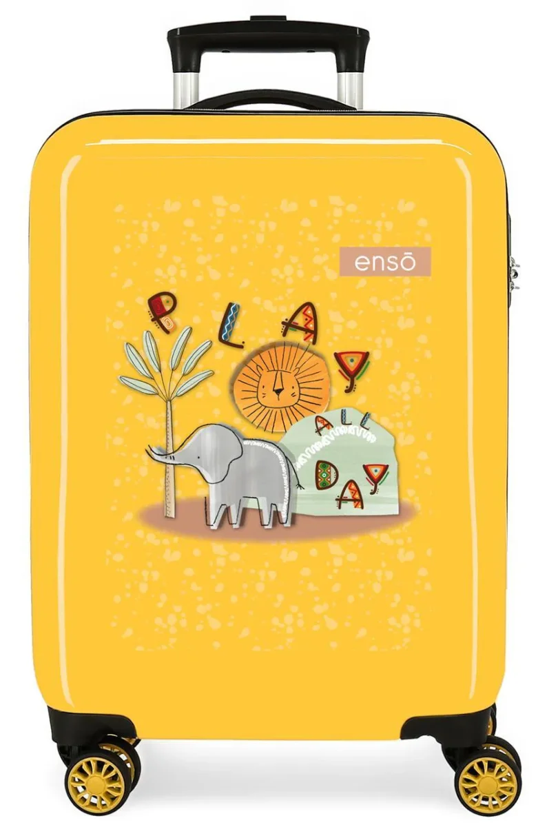 9671721 TROLLEY ABS 55CM. 4R. ENSO PLAY ALL DAY OCRE - Des Produits Outdoor Pensés pour meilleur Vos Aventures au Quotidien