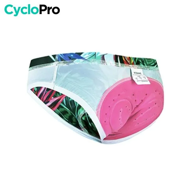 CULOTTE FLEURS TROPICALES VTT CYCLISME ABSOR+ FEMME DESTOCKAGE Expériences Mémorables Extérieur