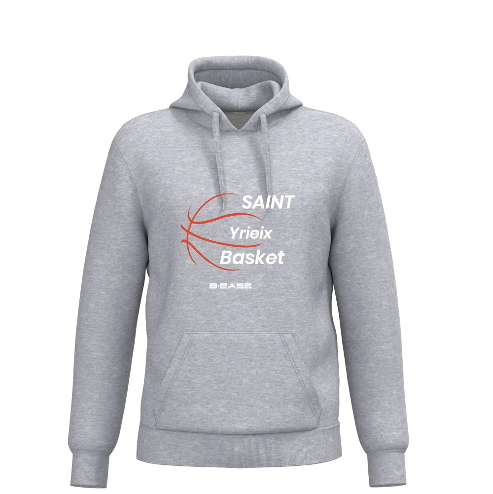Sweat capuche Saint Yrieix Basket BIG Gris Matériel sport cher Meilleur rapport qualité prix