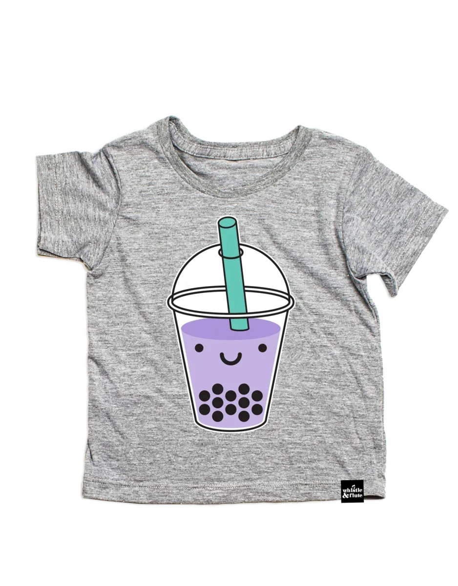 T-shirt kawaii bubble tea - Enfant - Whistle & Flute - Boutique Maman & Bébé – Produits Essentiels au Quotidien T-shirt applique bébé Peach | Mayoral ®
