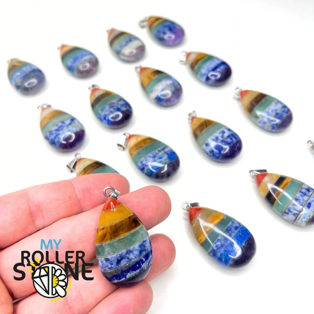 Pendentif 7 chakras - Saldi Straordinari – Offerte Speciali Disponibili Adesso 7 Chakras - Pendentif 7 Chakras - Ôm (Aum)
