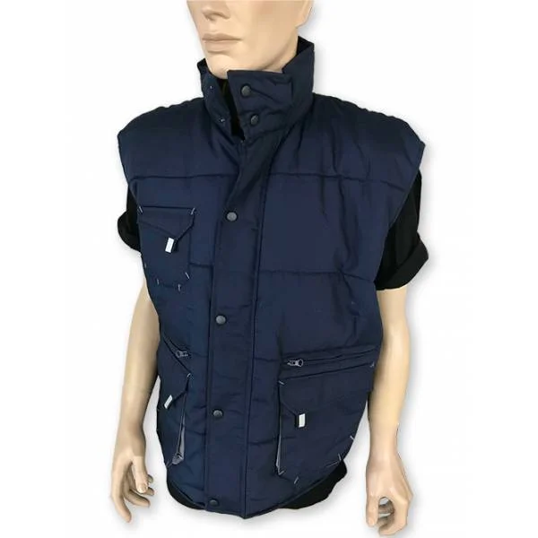 Gilet bleu marine sans manches taille XL - Accessoires Outdoor pour Plus de Liberté de Mouvement T-shirt à manches longues en coton Lyle & Scott , bleu marine