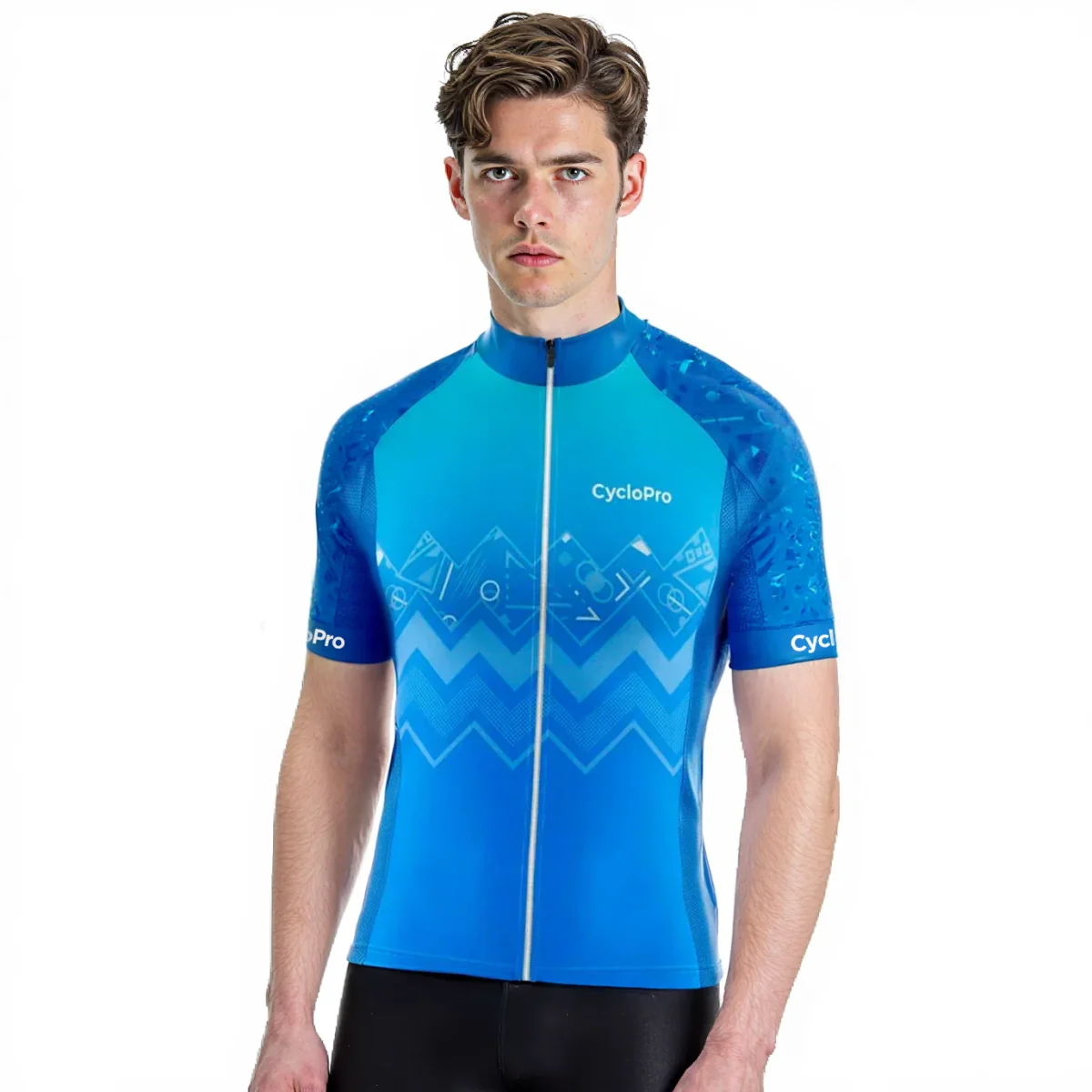 MAILLOT CYCLISME ROUTE BLEU - WAVE+ - Tout pour Créer des Expériences Mémorables en Extérieur - Animation vélo