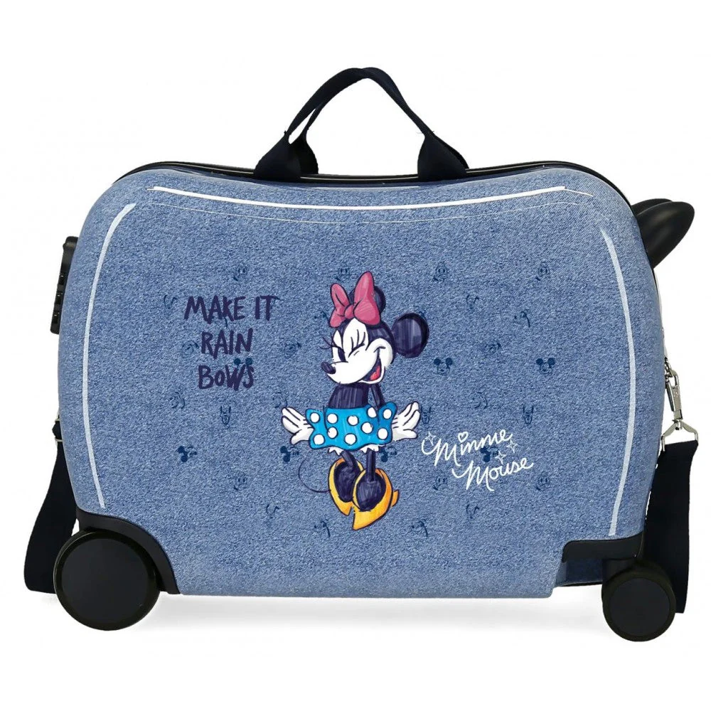 Maleta infantil Minnie Make it Rain Bows ruedas multidireccionales Produits Outdoor Pensés Aventures Quotidien