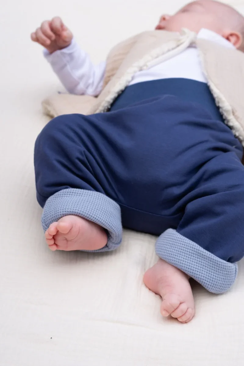 Sarouel Bleu x Baltique - Boutique Maman & made Bébé – Produits Essentiels au Quotidien