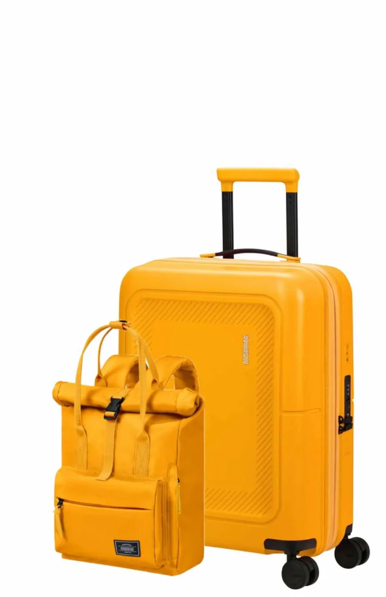 Pack Maleta de cabina Dashpop + Mochila Urban groove de American Tourister - Amarillo - Des Produits Outdoor Pensés pour Vos Aventures au Quotidien Kit bag speleo de 30 litres Aventure Verticale