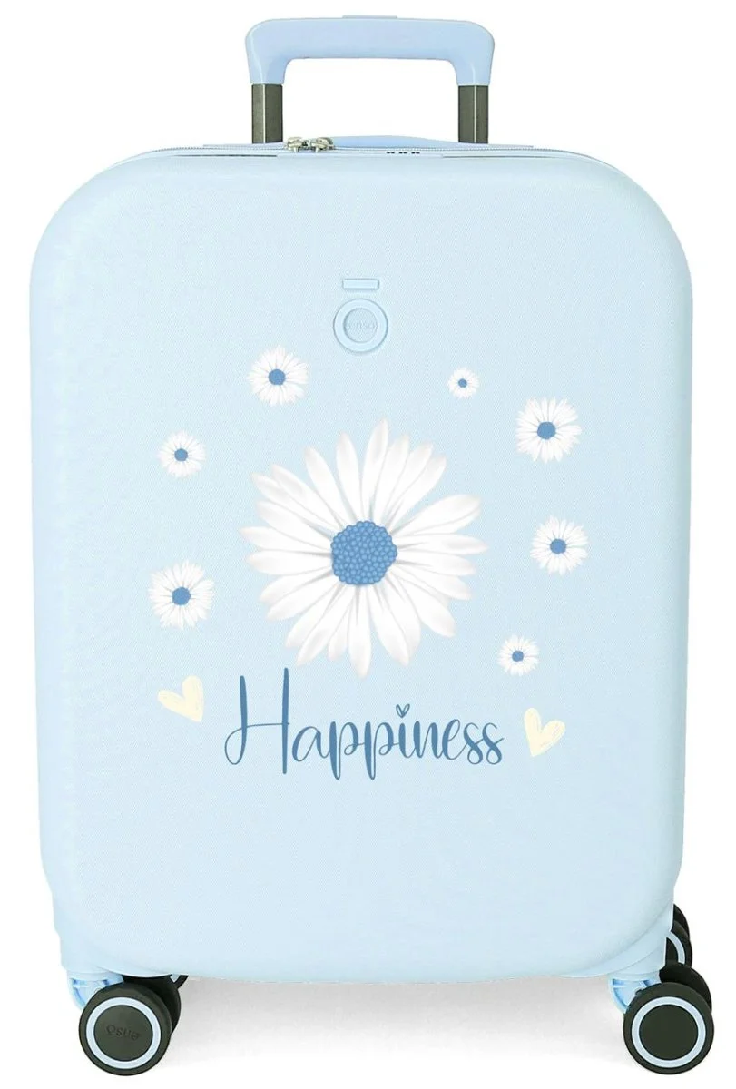 9979121 TROLLEY ABS 55CM.4R. ENSO HAPPINESS AZUL CLARO - Des originaux Produits Outdoor Pensés pour Vos Aventures au Quotidien