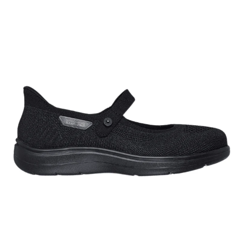 Skechers slip-in ballerine - Noir - Organisation de la maison avec des solutions de rangement - {'count': 1, 'name': 'Tendances'}