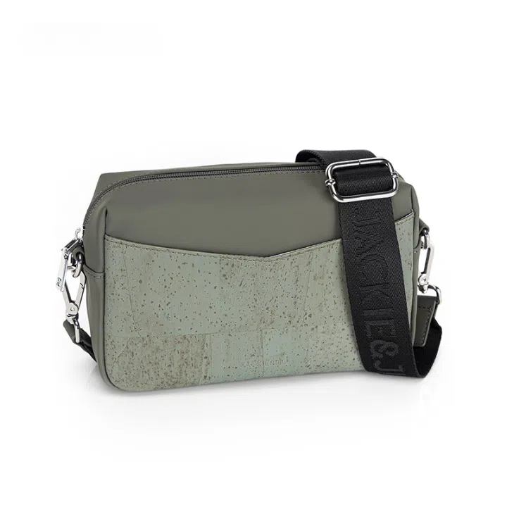 Sac en liège alternative et cuir vert - Saldi Straordinari – Offerte Speciali Disponibili Adesso