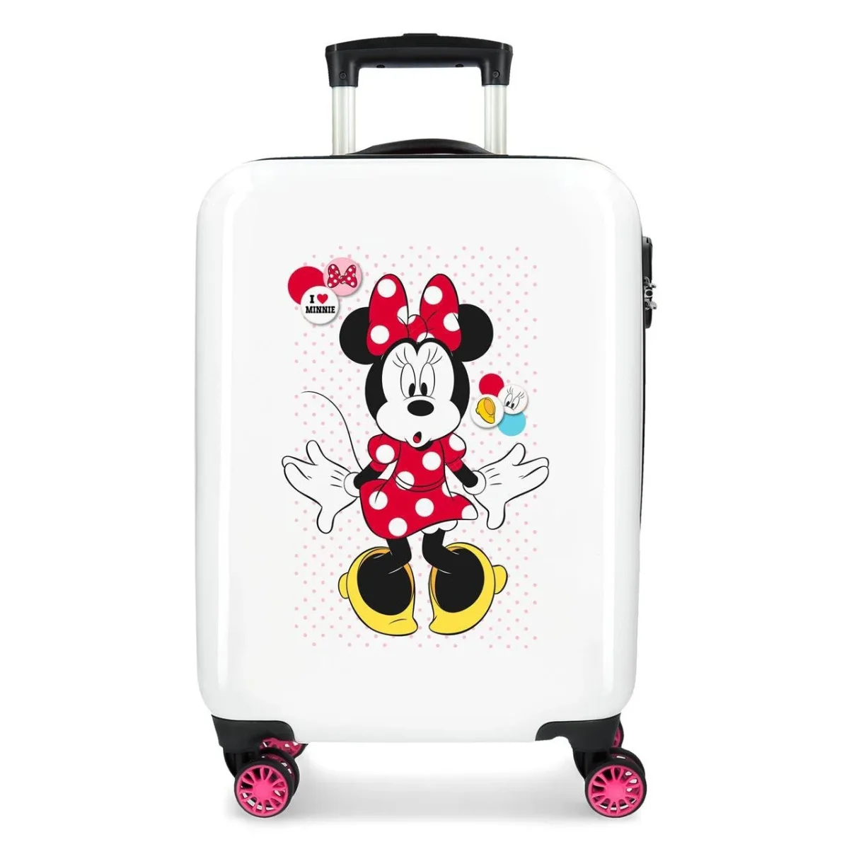 Maleta de cabina Minnie Enjoy the Day Love - Des Produits Outdoor Pensés pour Vos Aventures au Quotidien Xcase maleta plegable: Chariot de voyage 2 en 1 pliable et sac de voyage,  44 litres, 2 kg (maleta plegable con ruedas)
