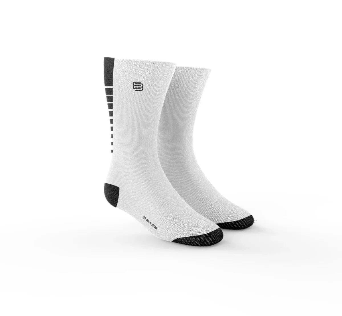 Chaussettes UP TIME – Blanc/Noir - Matériel sport pas cher – Meilleur rapport qualité-prix Pétrone - Chaussettes mi-bas noir - Dream Act