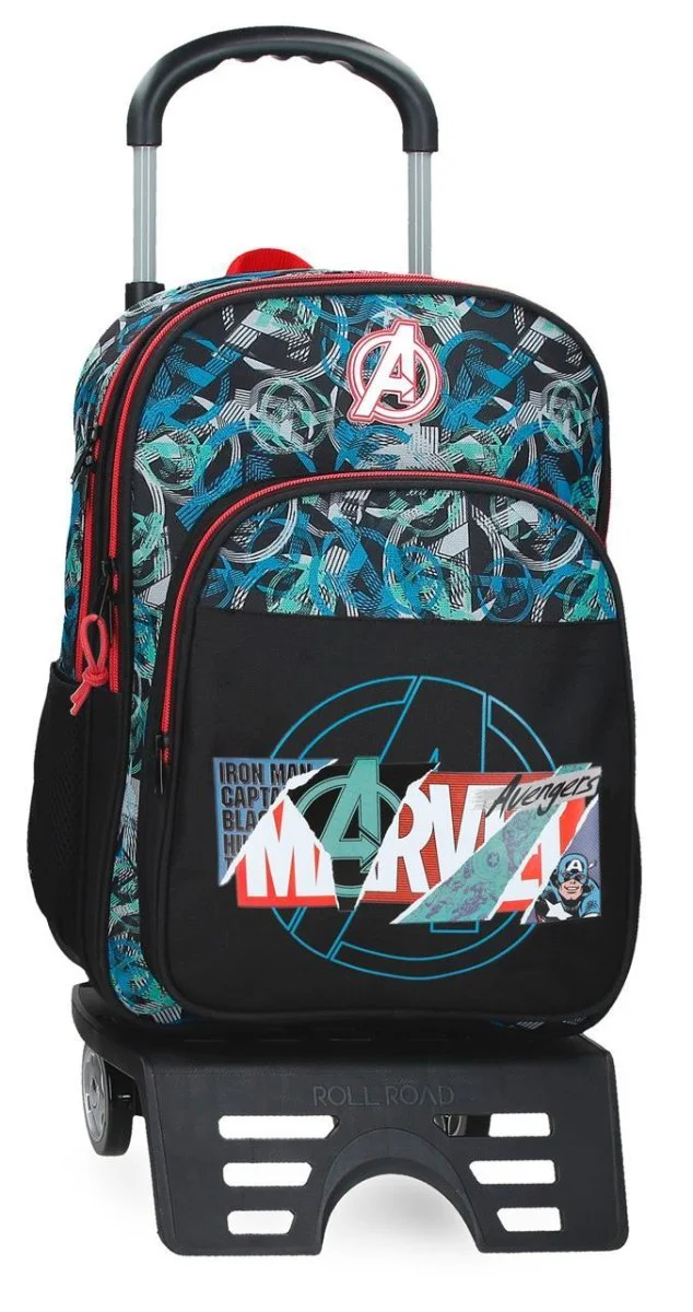 49724T1 MOCHILA ADAP. 40CM 2C. C/CARRO. MARVEL SHIELD - Des Produits Outdoor Pensés pour Vos Aventures au Quotidien - attraction disney c marvel produit aventure
