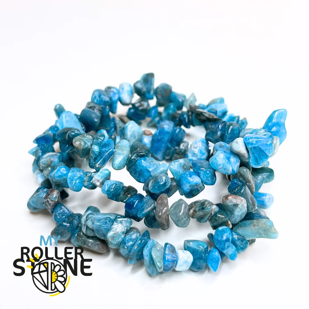 Bracelet Apatite Chips - Saldi Straordinari – Offerte Speciali Disponibili Adesso - Bleu