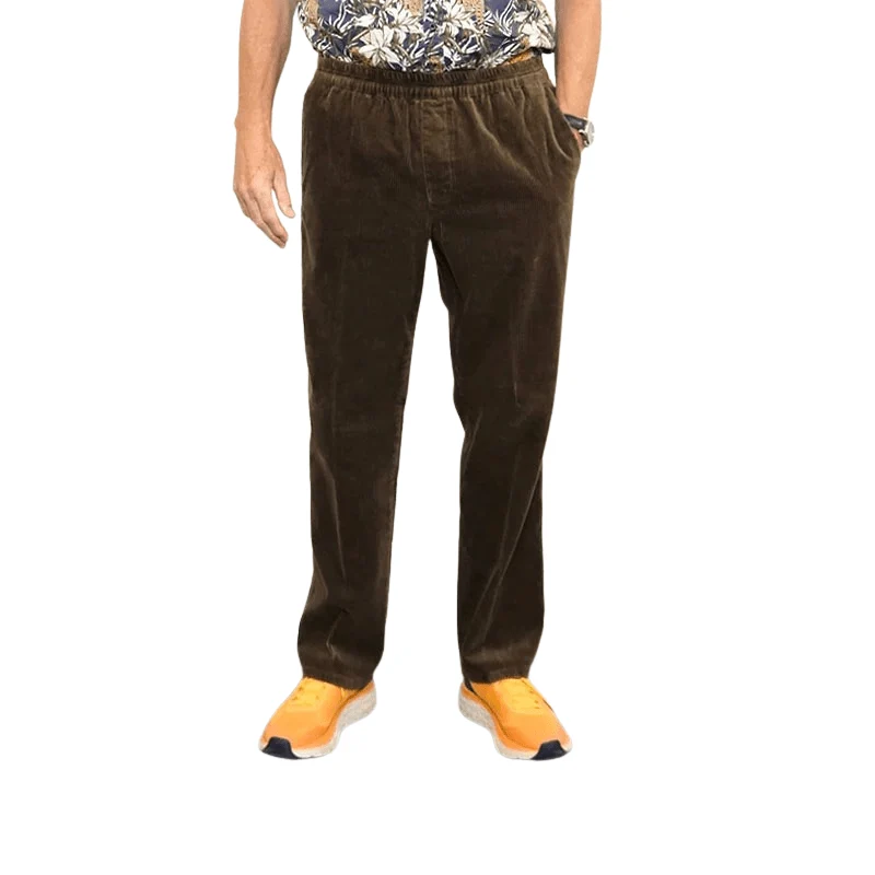 Pantalons velours élastique Brun Organisation maison solutions rangement