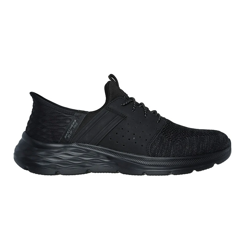Skechers chaussures slip-in légères pour hommes - Noir - Organisation de femmes la maison avec des solutions de rangement