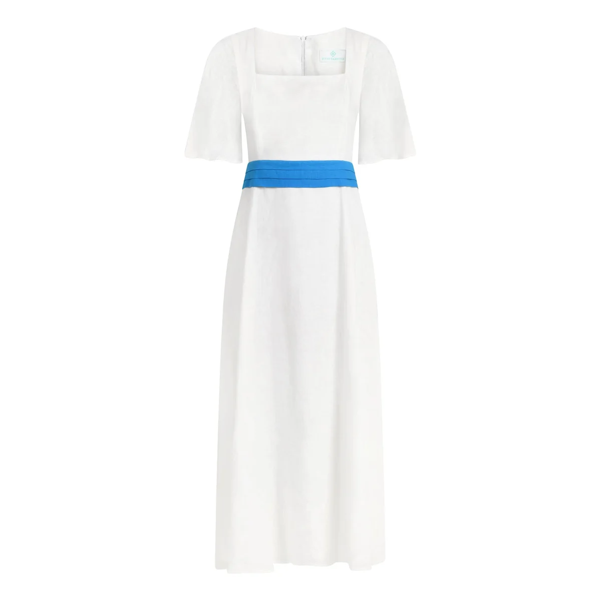 Robe Eau Divine Lin Rouges Harmonieux Occasion