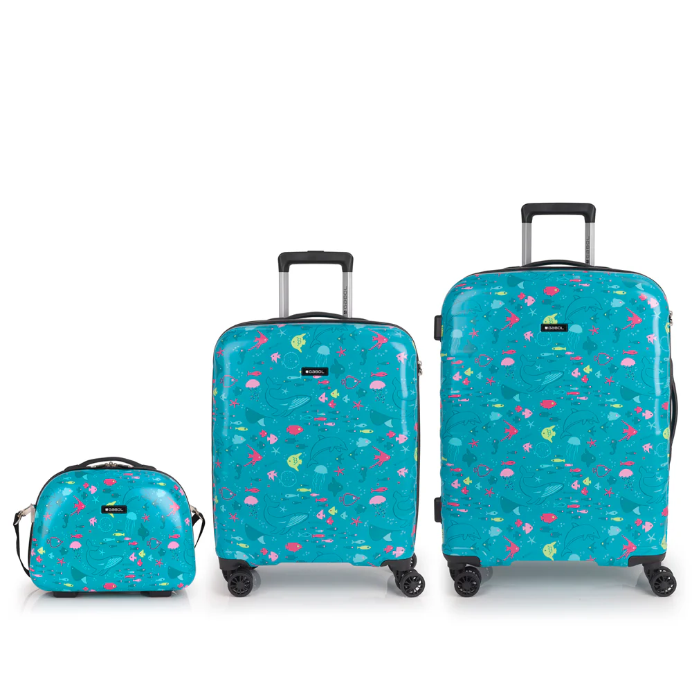 GABOL JUEGO DE MALETAS CABINA, MEDIANA Y NECESER ACQUA - Des Produits Outdoor Pensés pour Carnets Vos Aventures au Quotidien