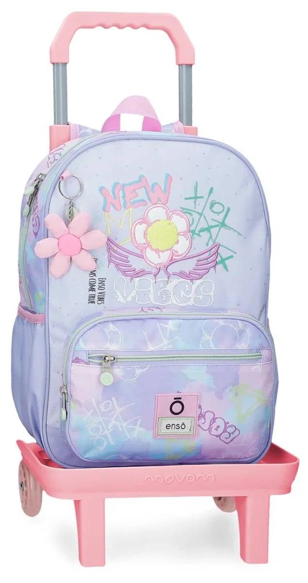 97924T1 MOCHILA ADAP. 38CM. C/CARRO. ENSO NEW VIBES - Des Produits Outdoor Pensés pour oreilles Vos Aventures au Quotidien