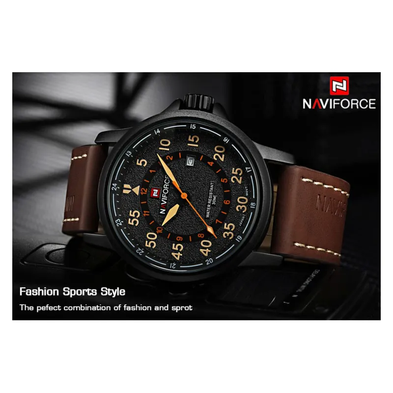 NAVIFORCE NF-9076 QUARTZ SPORT ETANCHE - ​Drones Professionnels & Grand Public | Boutique Française​ - {'count': 1, 'name': 'NUX'}