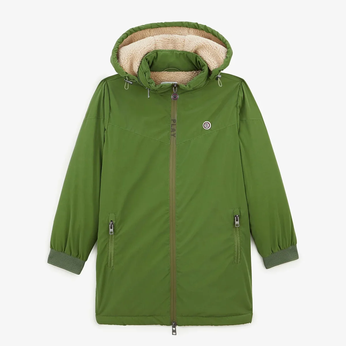Parka longue garçon Cap Finistère vert olive E-shop mondial Produits durables modernes accessibles