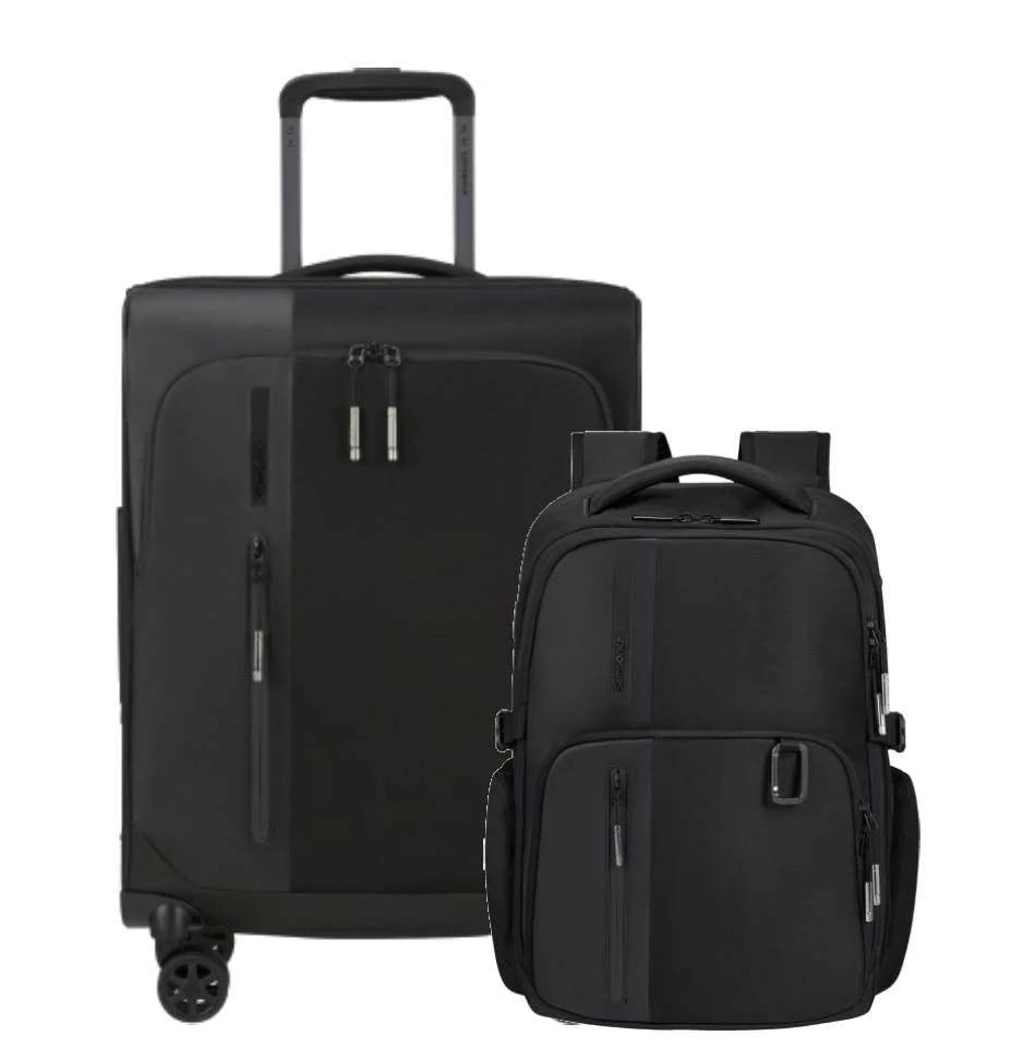 SAMSONITE PACK BIZ2GO TRVL MALETA EXTENSIBLE DE CABINA 55CM + MOCHILA 15.6" - Des Produits Outdoor Rucksack Pensés pour Vos Aventures au Quotidien