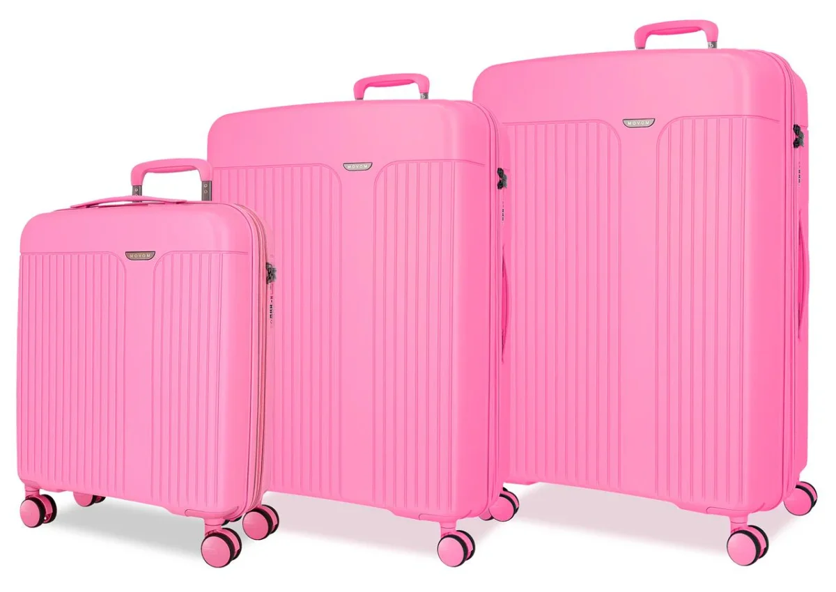 5388424 SET/3 TROLLEY PP 55-68-78CM. C/EXP. 4R. NEW TRENDY F - Des Produits Outdoor Pensés pour Vos Aventures au Quotidien Exacompta - Pochette à fermeture éclair en plastique souple Candy Tidy - DL  - Couleurs assorties