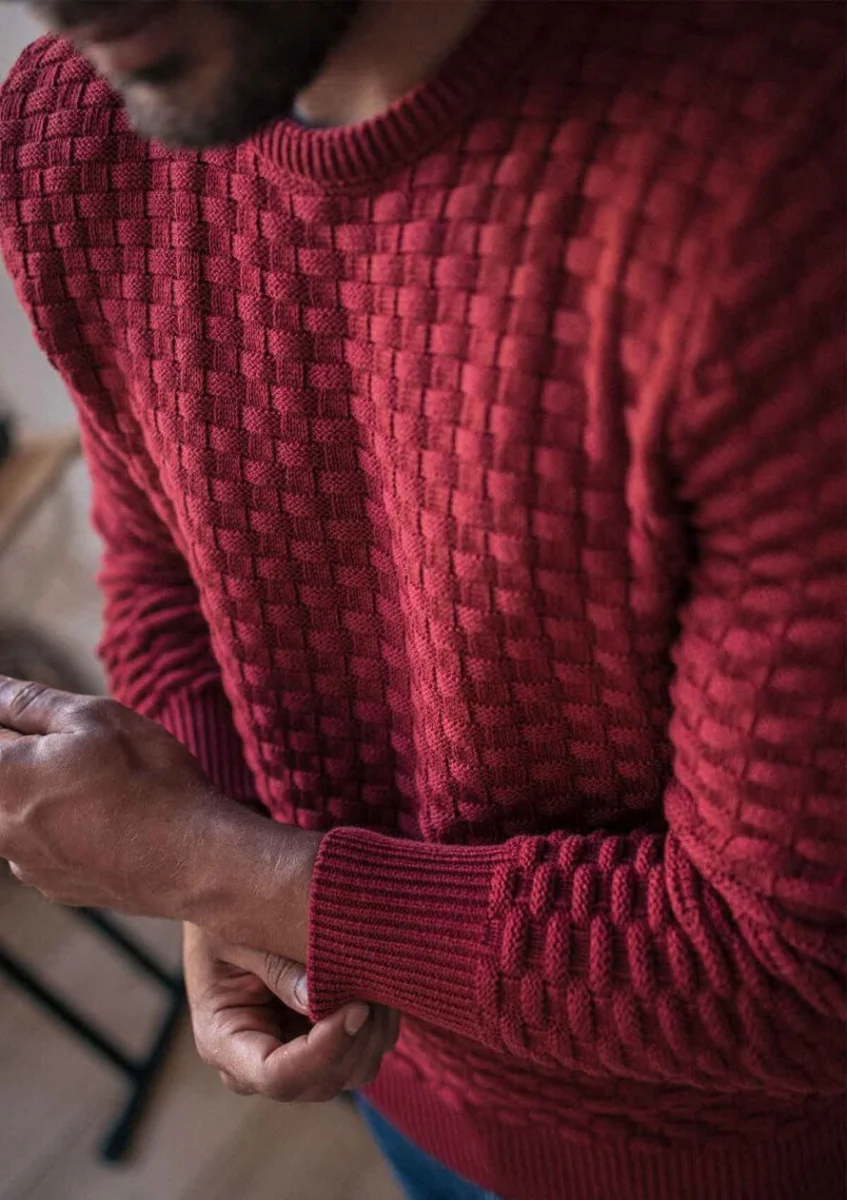 Pull Damier Rouge - Vins Rouges Harmonieux année pour Chaque Occasion