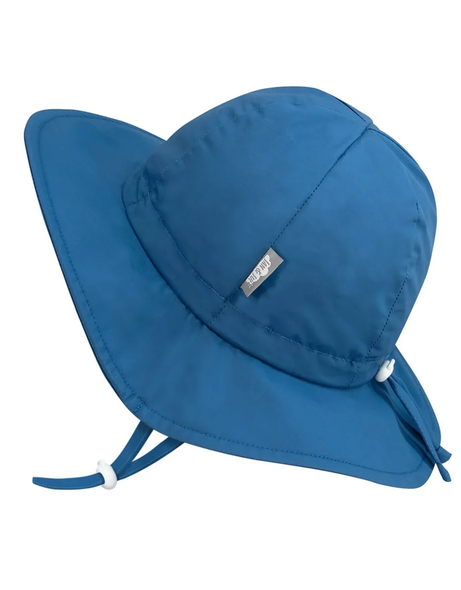 Chapeau coton Bleu atlantique Jan amp Jul Boutique Maman Bébé Produits Essentiels Quotidien