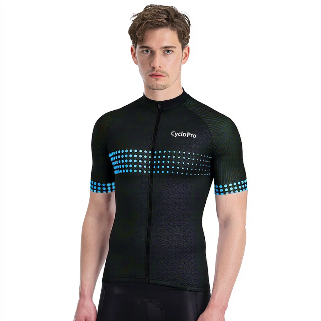 Maillot de cyclisme Allibert Bleu - Liberty+ - Tout pour Créer des Expériences Mémorables en Extérieur