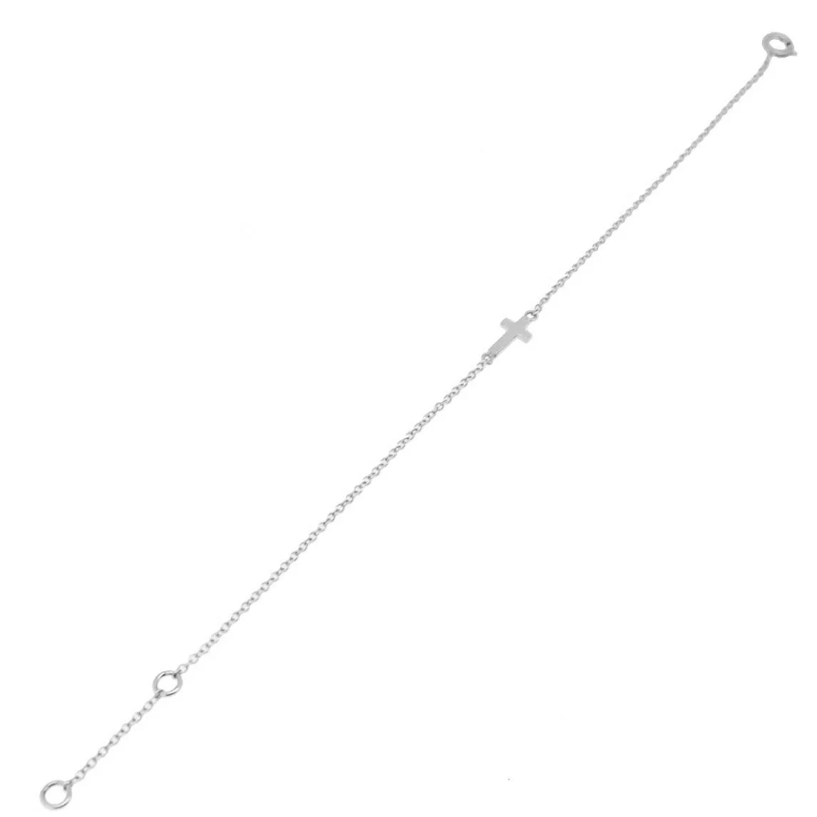 Bracelet or gris 18k motif croix - Saldi Straordinari – Offerte Speciali Disponibili Adesso - Cartier