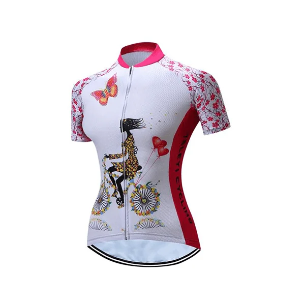 Maillot Résistant de cyclisme Femme - Fleuri - Tout pour Créer des Expériences Mémorables en Extérieur