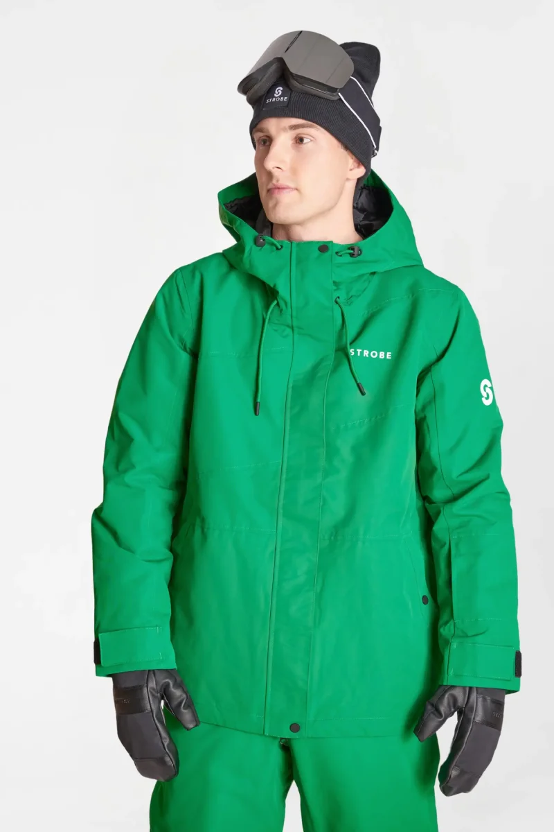 Veste De Ski Aura Kelly Green – Hommes - Matériel sport pas cher – Meilleur rapport qualité-prix Veste de ski & snowboard homme AKNA – Picture
