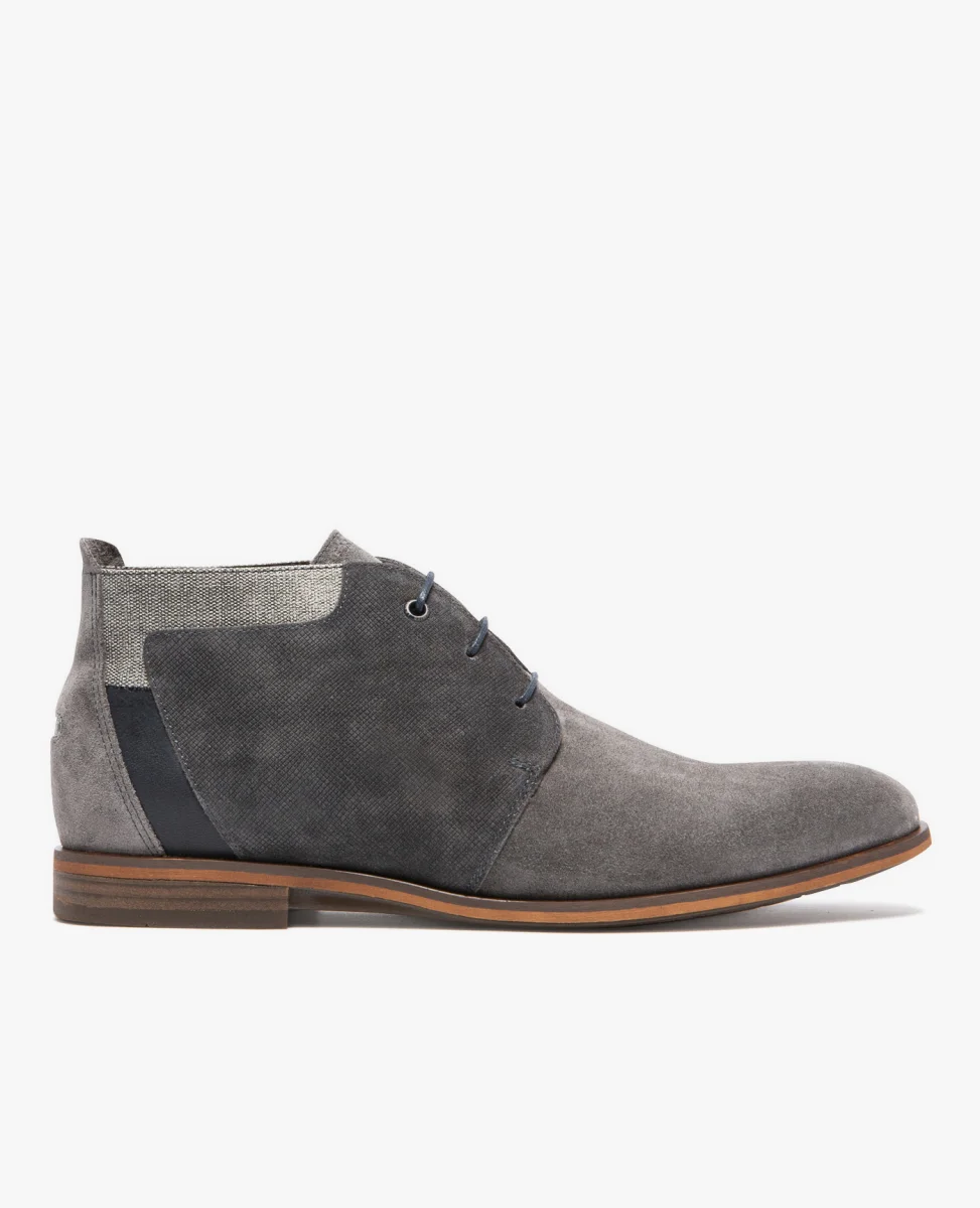 Vincent 3 boots-bottine gris - Vins Rouges Harmonieux pour Chaque Occasion - bottines femme boot - bottine vin occasion