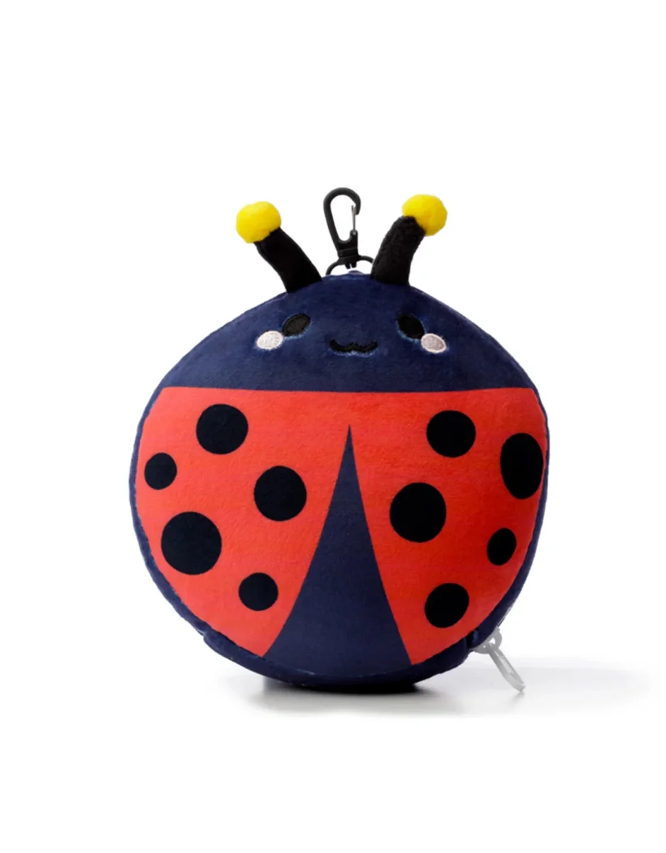 Oreiller et Masque de Voyage 2-en-1 - Coccinelle - Relaxeazzz - Boutique Maman & Bébé – Produits Essentiels au Bébé Quotidien