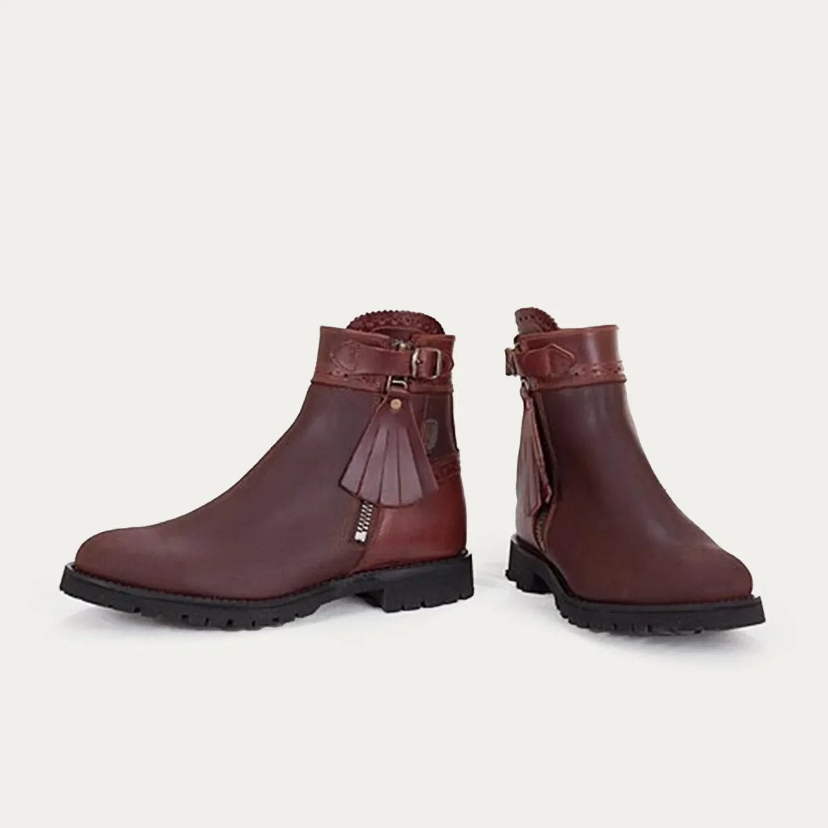 Boots Espagnole cuir marron E-shop mondial Produits durables modernes accessibles