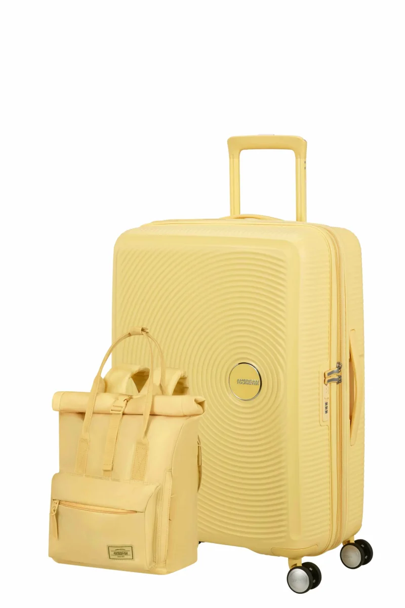 Pack Maleta mediana SoundBox + Mochila Urban groove de American Tourister - Amarillo pastel - Des Produits Outdoor Pensés pour Vos Aventures au Quotidien Adventure - Sound Pack | XP Africa