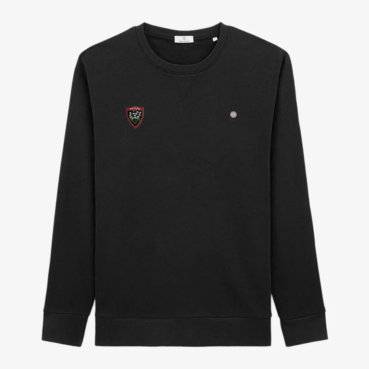 Sweat col rond Rugby Club Toulonnais noir - E-shop mondial – Produits durables, modernes et accessibles partout - Sweat benetton