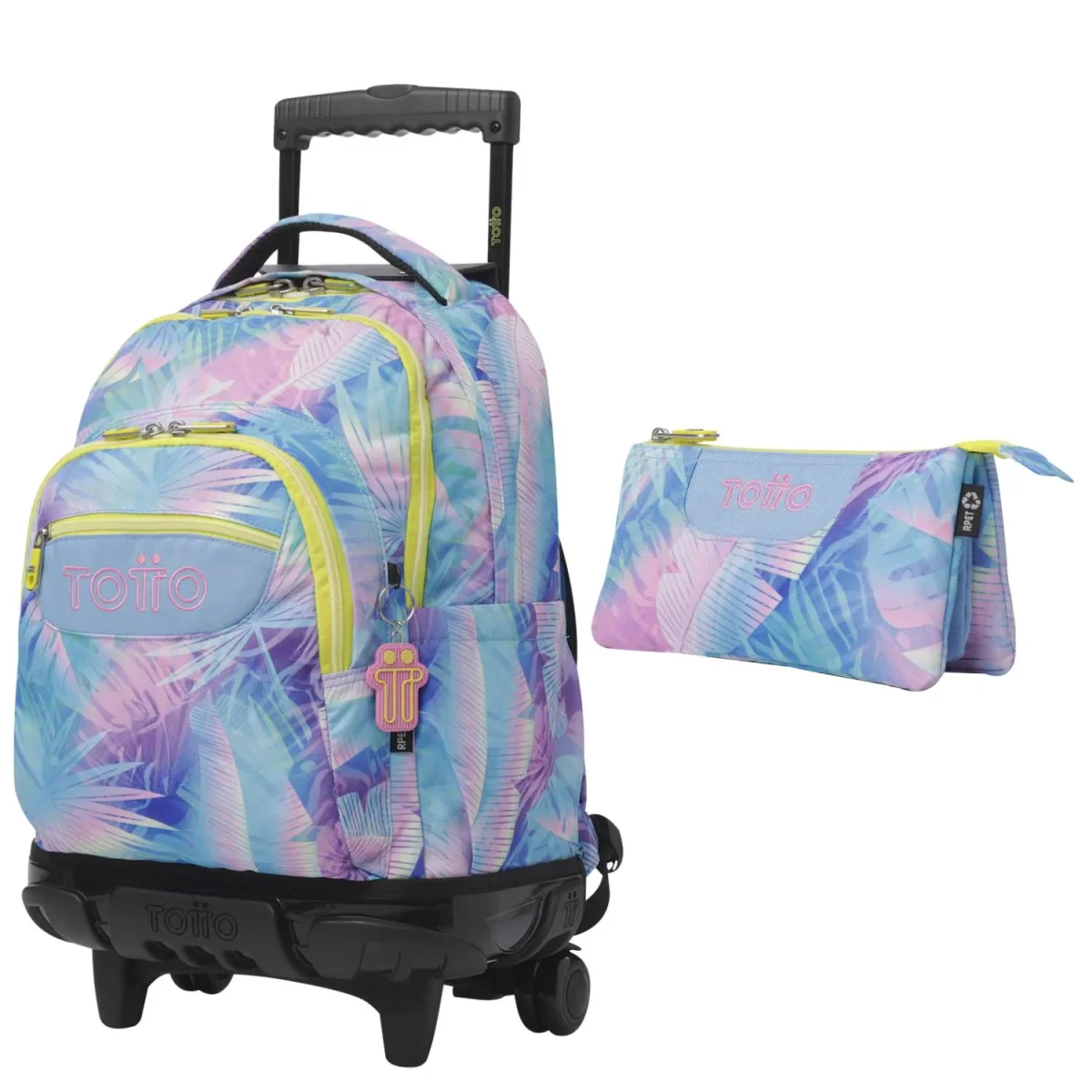 TOTTO Mochila escolar con ruedas Renglones + Estuche Tablero - 0FB Prisma - Des Produits Bolsillos Outdoor Pensés pour Vos Aventures au Quotidien