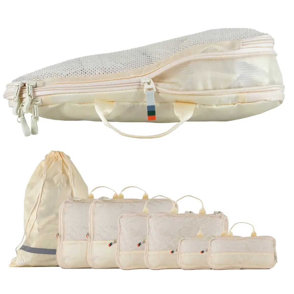Housses de rangement et compression - set de 7 (Beige) - Saldi Straordinari – Offerte Speciali Disponibili Adesso - amazon housse rangement compression set beige