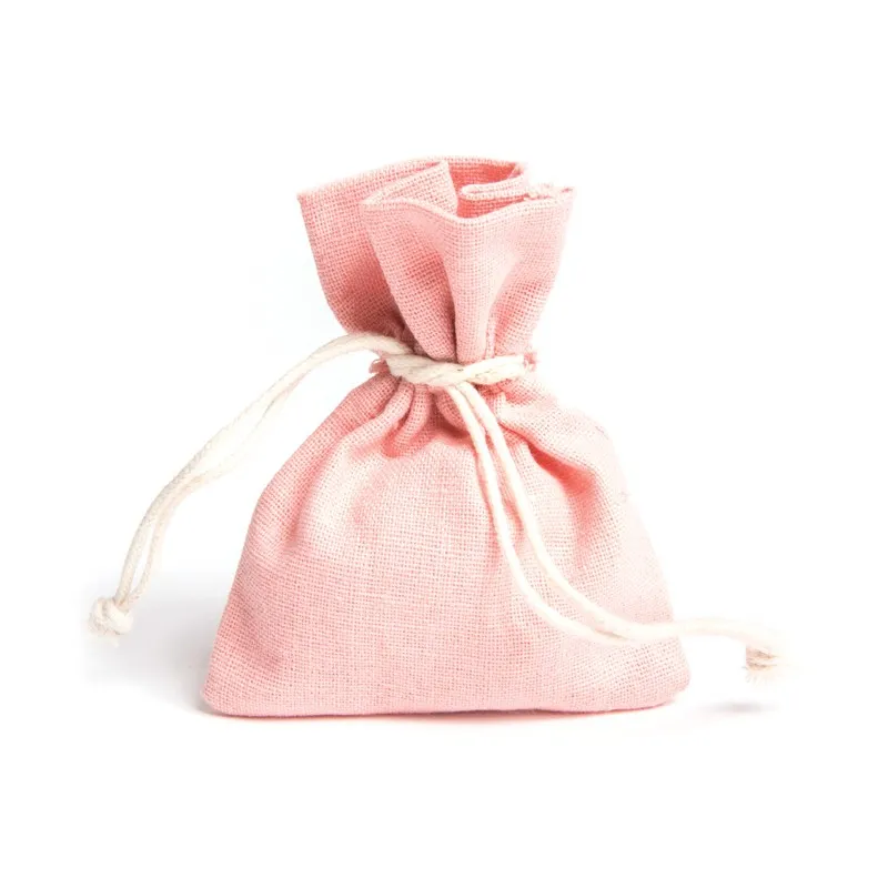 Sac Toile Rose Lilas Lot ​Boulangerie Pâtisserie Pain Levain Viennoiseries
