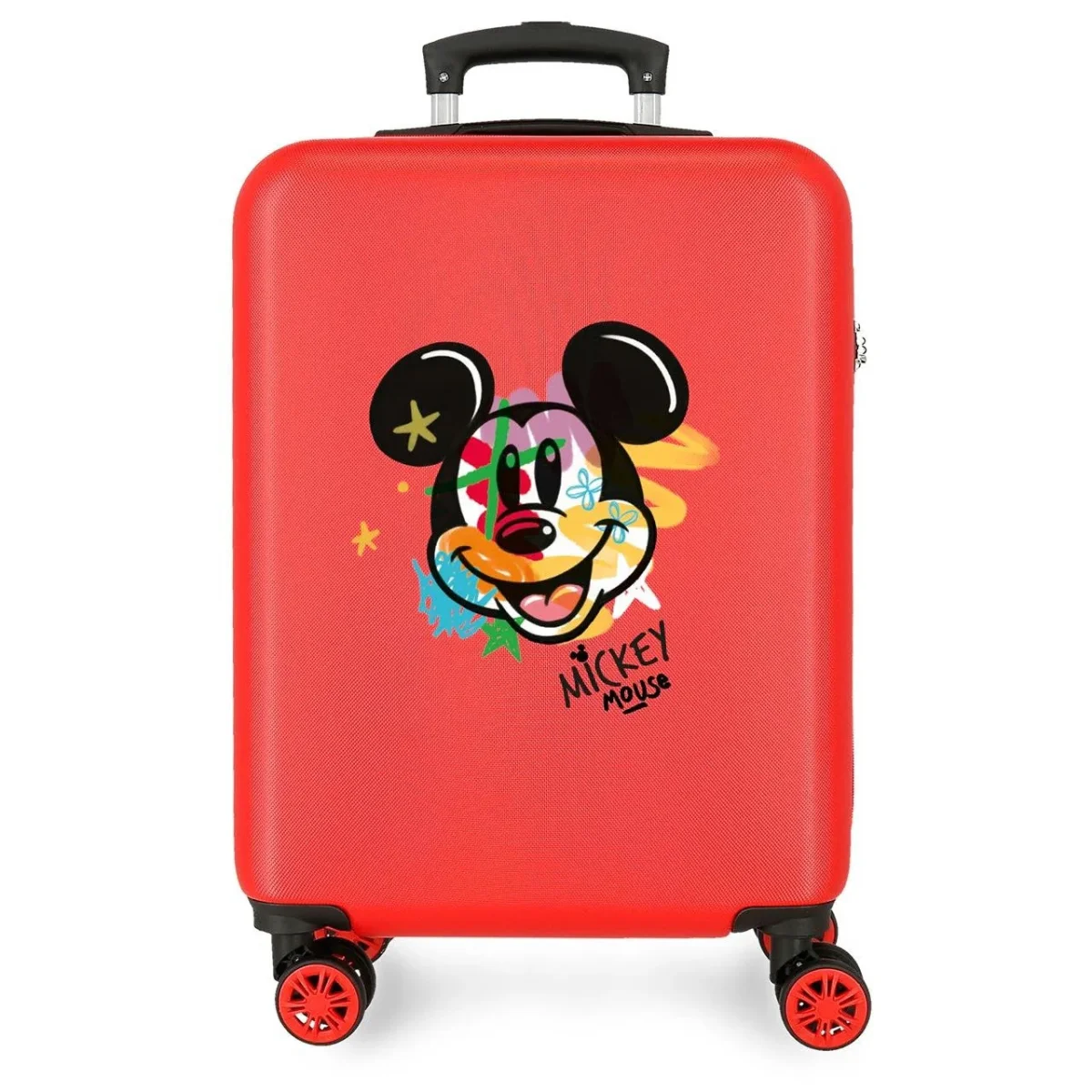 Maleta de cabina rígida Disney STREET SPRAY 55 CM ROJO - Des Produits PROMO Outdoor Pensés pour Vos Aventures au Quotidien