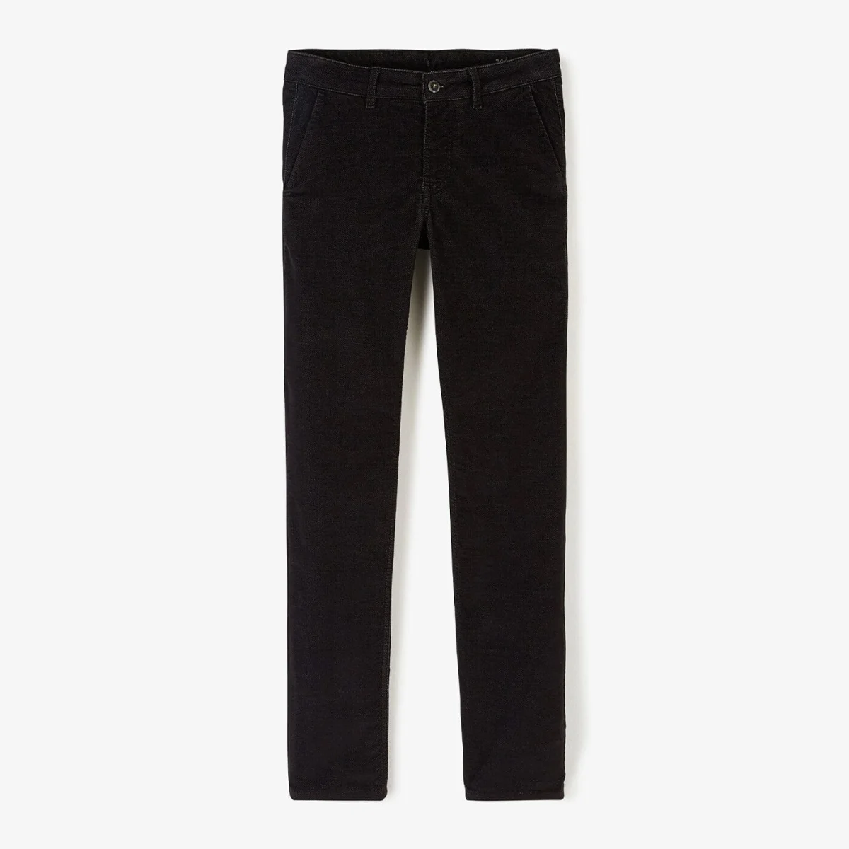 Chino 702 coupe droite en velours noir - E-shop mondial – Produits durables, modernes et accessibles partout - Kanope
