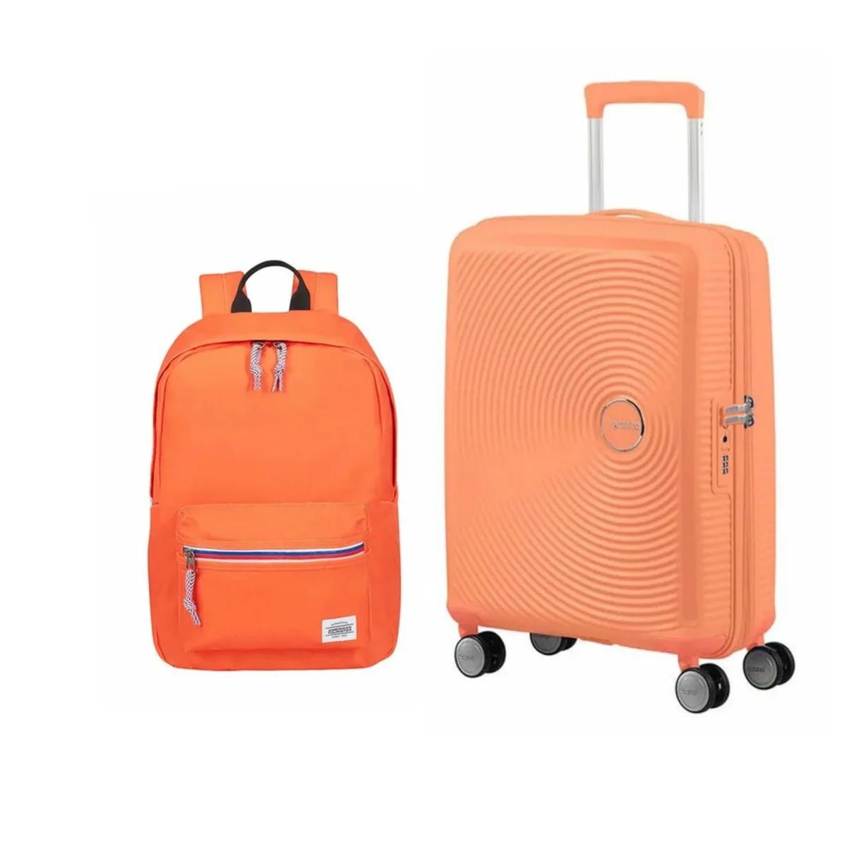 Maleta Cabina SoundBox Mochila Up Beat American Tourister naranja Produits Outdoor Pensés Aventures Quotidien