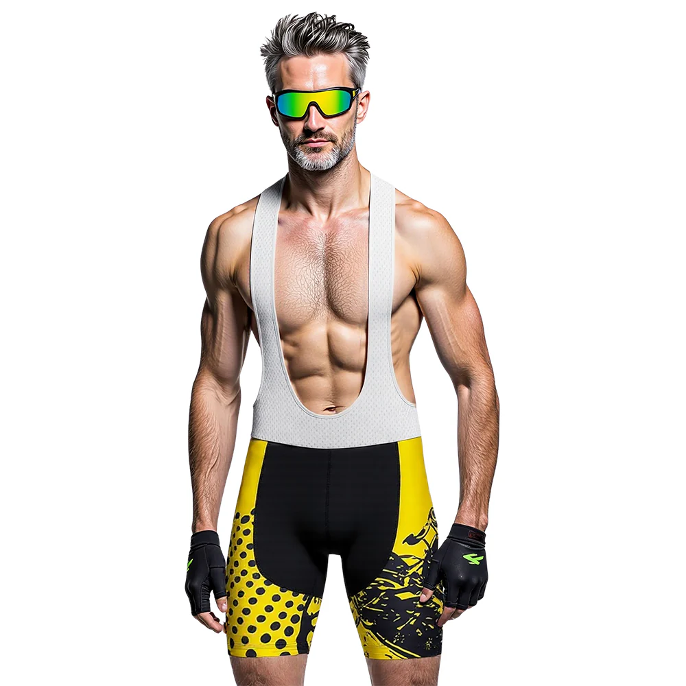 Cuissard Cycliste Jaune Vintage Expériences Mémorables Extérieur