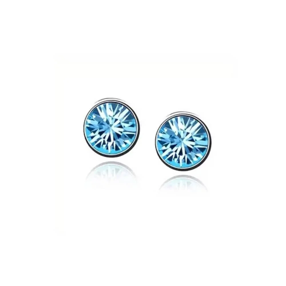 Boucles d’oreilles puces cristal - Vins Rouges Harmonieux pour Chaque Occasion Closerie