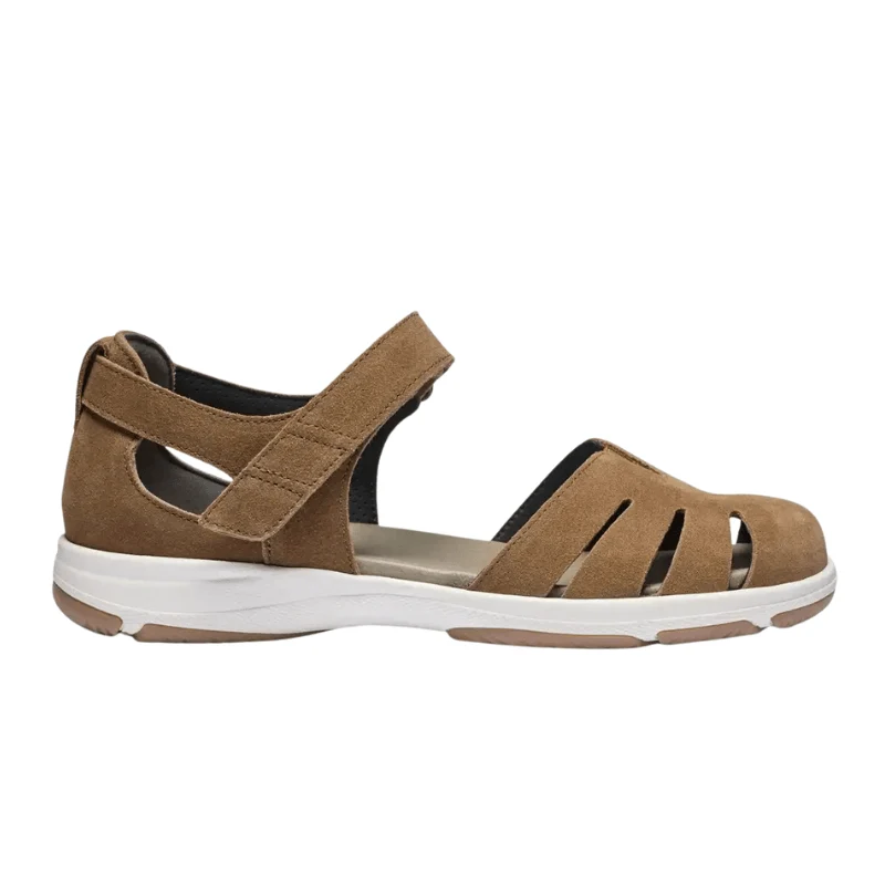 Sandale femme fermée New Feet Brun Organisation maison solutions rangement